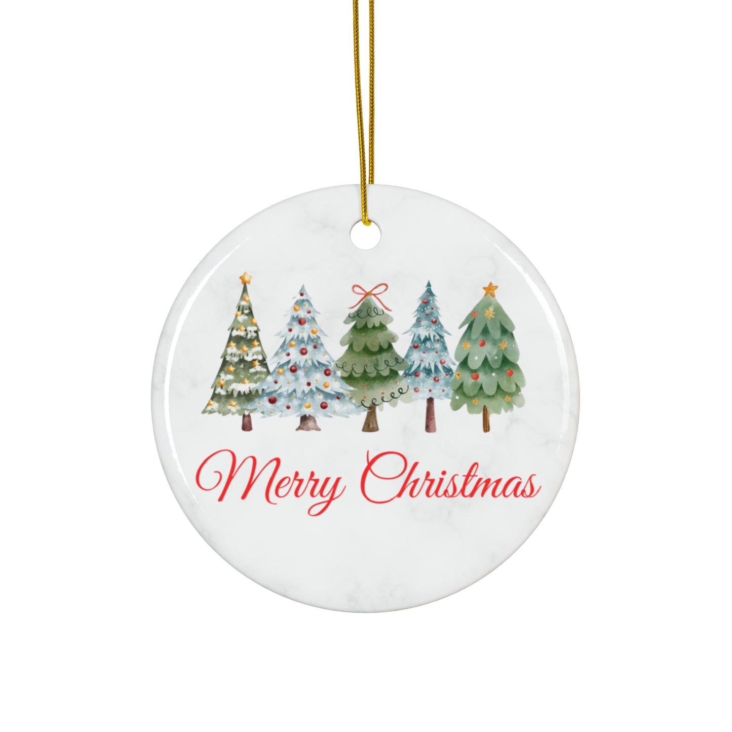 Merry Christmas Trees, Double-Sided (1pc, 3pcs, 5pcs, 10pcs)