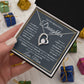 To My Daughter Love Mom Forever Love Necklace