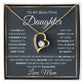 To My Daughter Love Mom Forever Love Necklace